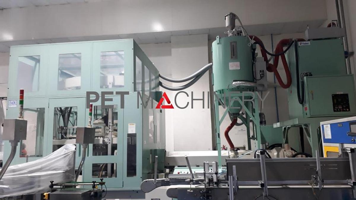 Used 2017 Aoki SBIII 500LL-50 PET Injection Stretch Blow Moulding machine