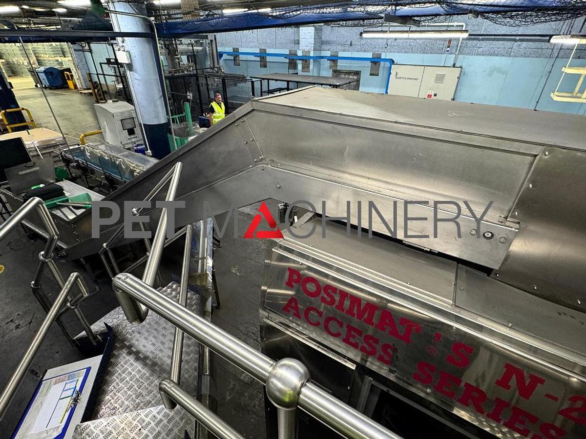 Used 2000 Posimat N20 Bottle Unscrambler