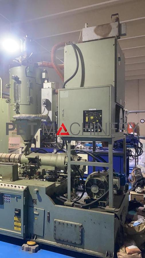 Usado 1997 Aoki SBIII 250LL-50 Máquina de moldeo por soplado y estirado por inyección