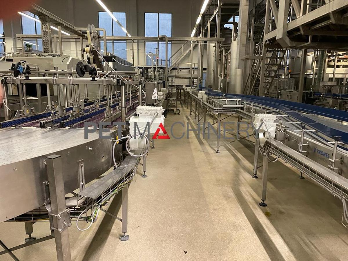 Used 2010 Krones Ultra Clean PET Bottling line for CSD, Cider, Water