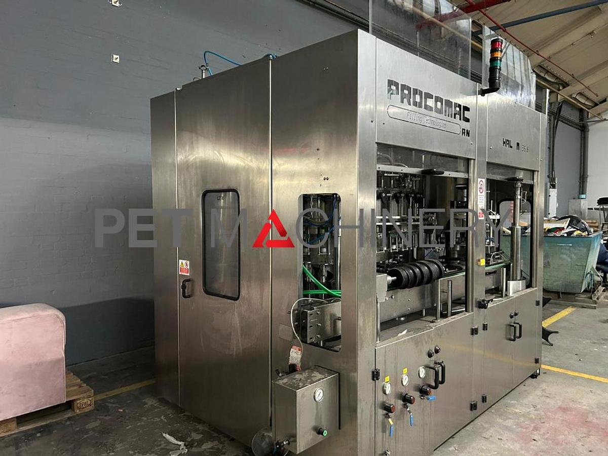 Used 1999 Poggio Rinser / Procomac Filler / Arol Crown capper for Glass Bottles