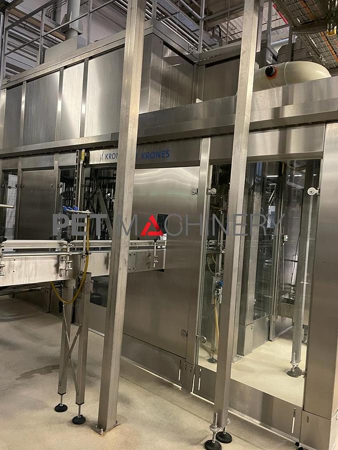 Used 2010 Krones Ultra Clean PET Bottling line for CSD, Cider, Water