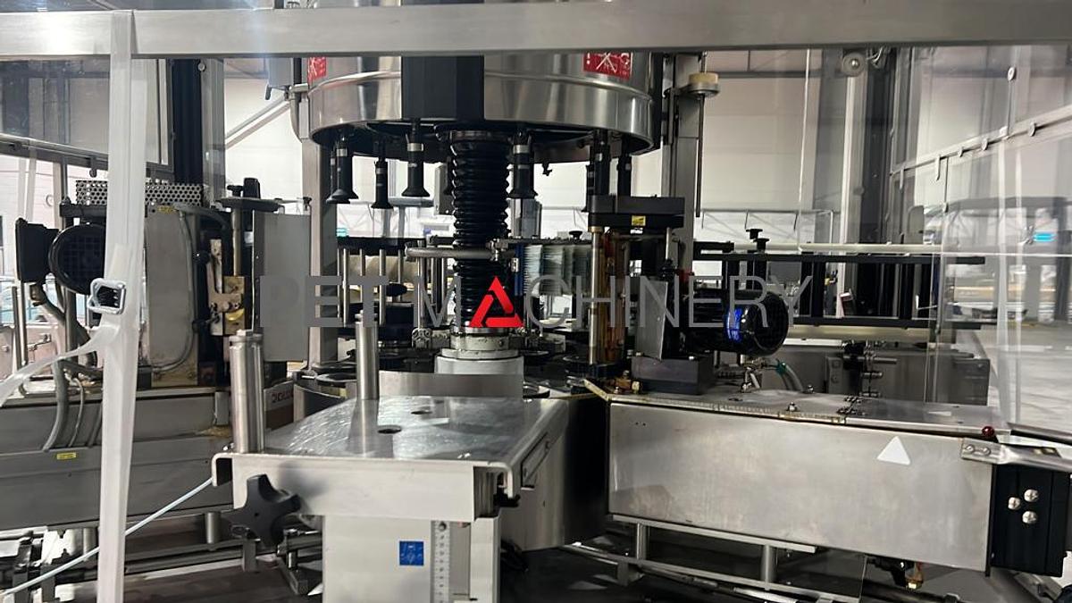 Used 2012 Krones Canmatic Hot Glue Wrap-around Labeller