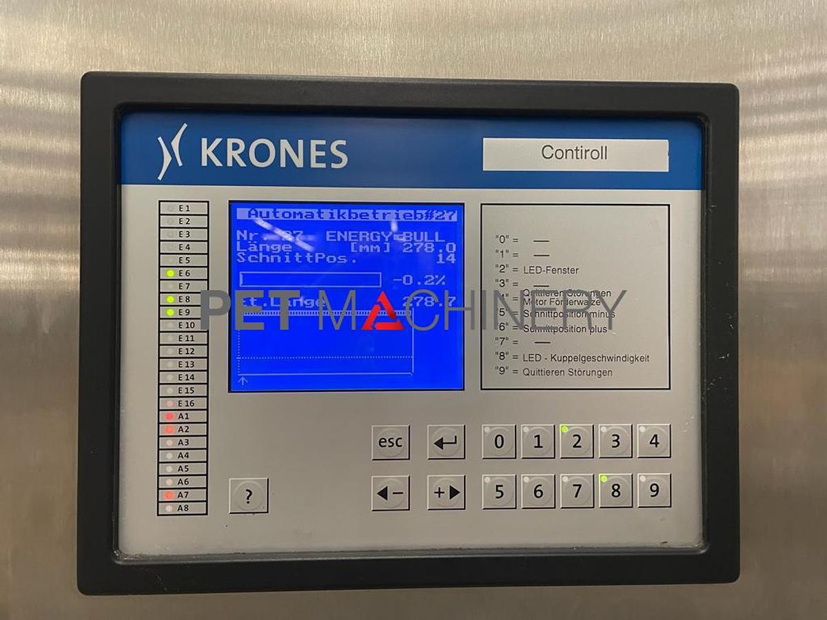 Used 2010 Krones Ultra Clean PET Bottling line for CSD, Cider, Water