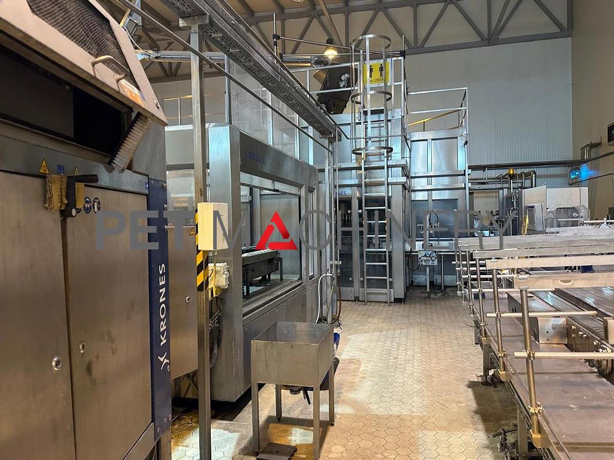 Used 2014 Krones Glass Bottling Line for Still and Carbonated Mineral Water
