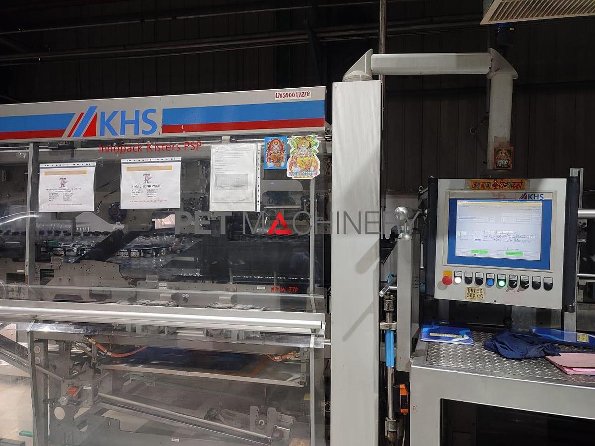 Usado 2012 Línea completa de 36.000 bph KHS para el embotellado de refrescos carbonatados en PET