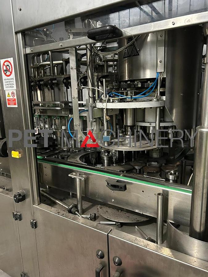 Used 1999 Poggio Rinser / Procomac Filler / Arol Crown capper for Glass Bottles