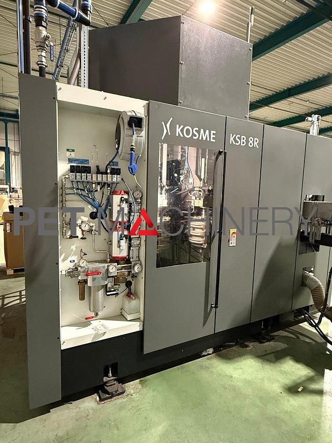 Used 2016 Kosme KSB 8R PET Stretch Blow Moulding machine
