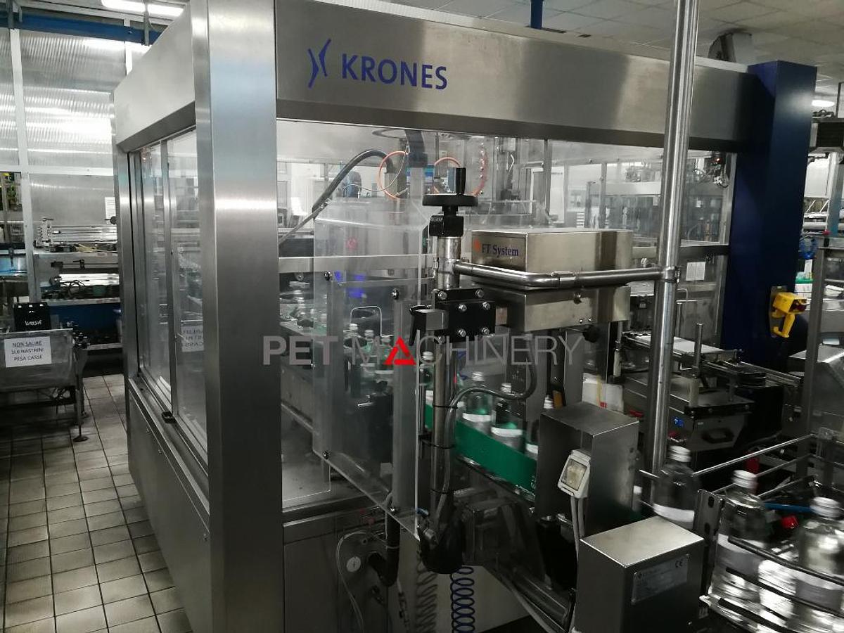 Usado 2010 Krones Starmatic 960/16 Etiquetadora de botellas de vidrio con cola fría