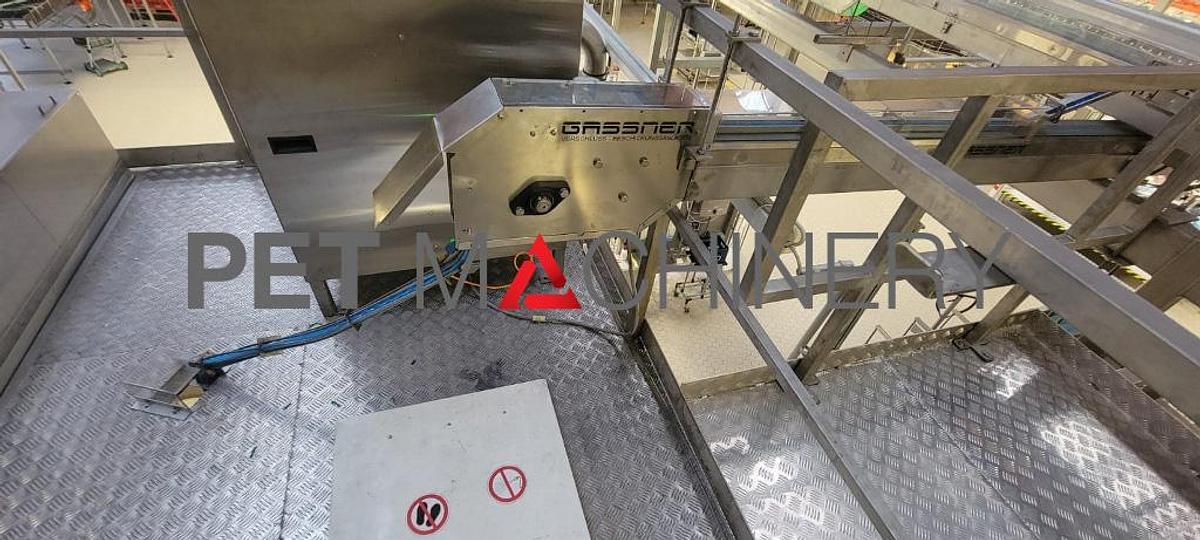 Used 2008 Krones Volumetic 72 valve PET Filler/Capper