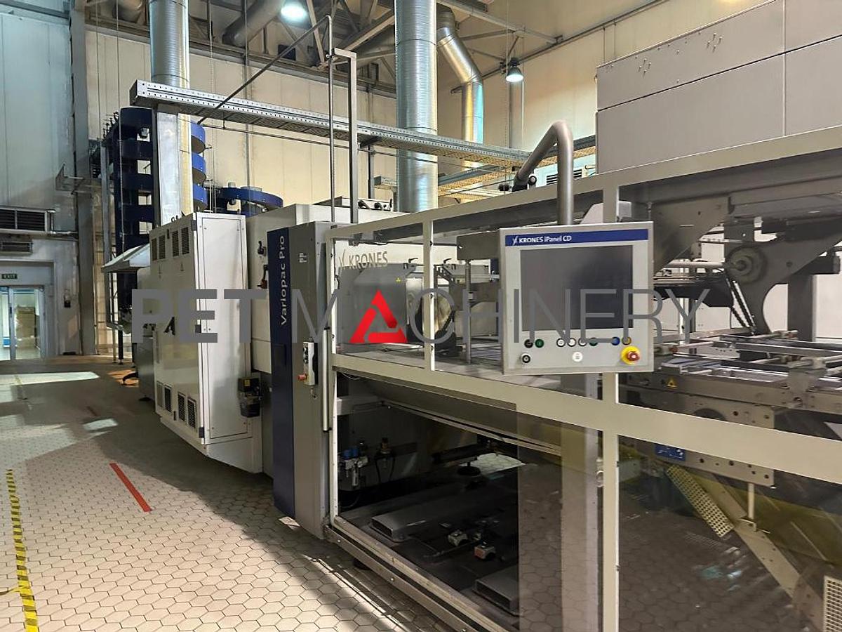 Used 2012 Krones PET Bottling Line for Flat and Carbonated Mineral Water
