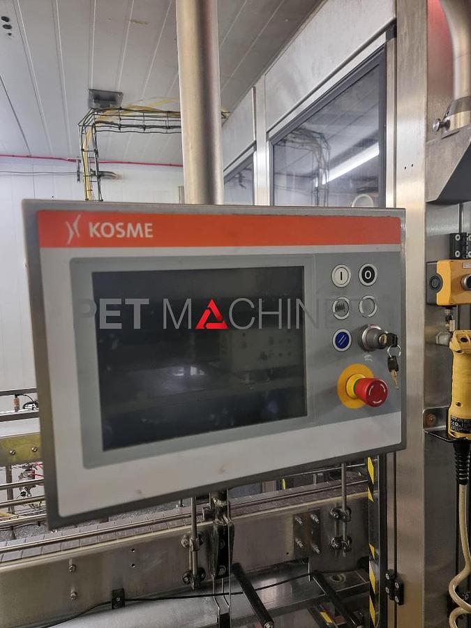 Used Kosme KSB 4R based Carbonated Soft Drinks Bottling Line