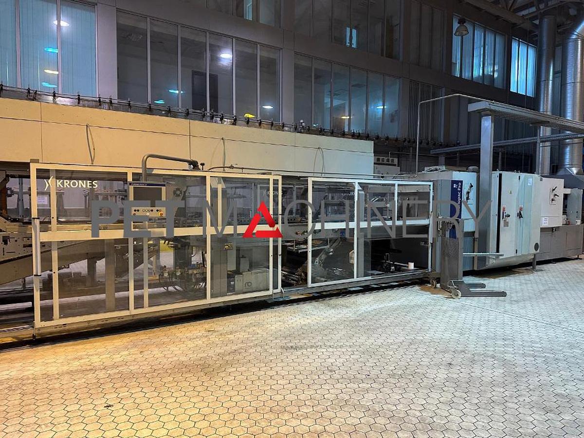 Used 2014 Krones Glass Bottling Line for Still and Carbonated Mineral Water