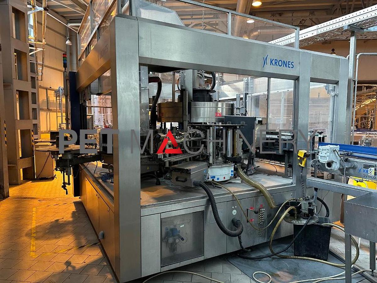 Used 2012 Krones PET Bottling Line for Flat and Carbonated Mineral Water