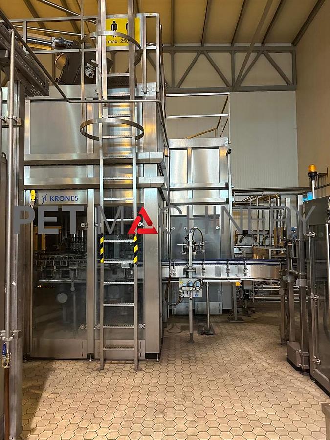 Used 2014 Krones Glass Bottling Line for Still and Carbonated Mineral Water