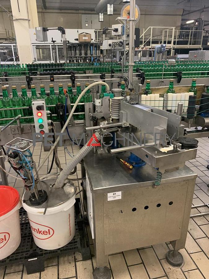 Usado 2004 Línea de embotellado PET para bebidas carbonatadas, sidra, vinos