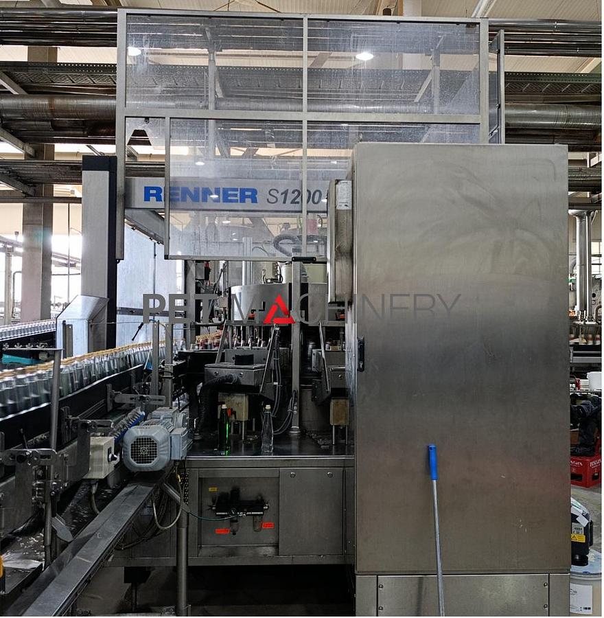 Used 2014 Renner S 1200 Servo Glass Bottle Labeller