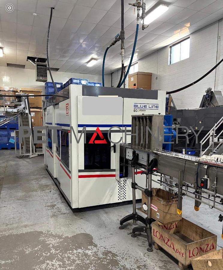 Used 2019 TES (STM) BlueLine MF Linear PET Stretch Blow Moulding Line