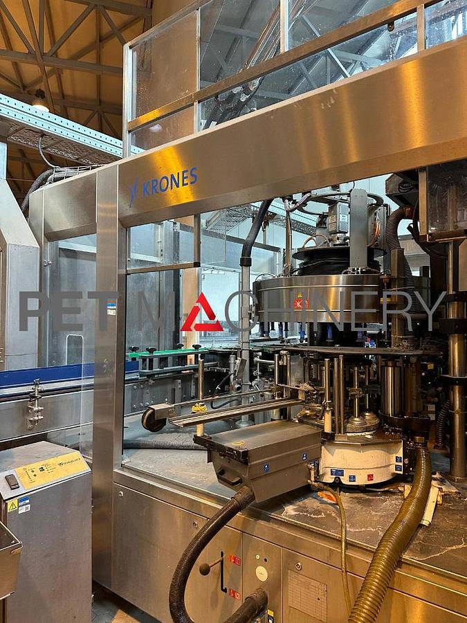 Used 2012 Krones PET Bottling Line for Flat and Carbonated Mineral Water