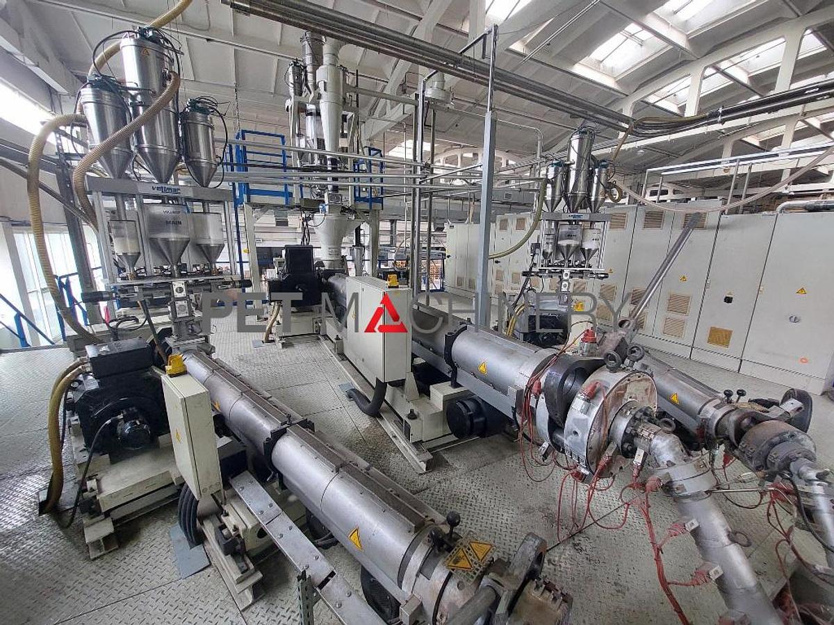 Used 2003 Reifenhauser Cast Film Line MIDEX 3-80/150/80-2500