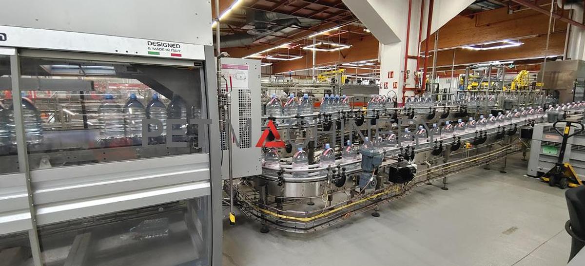 Used 2022 Complete SMI Bottling Line for Still Mineral Water in 6.0L PET bottles