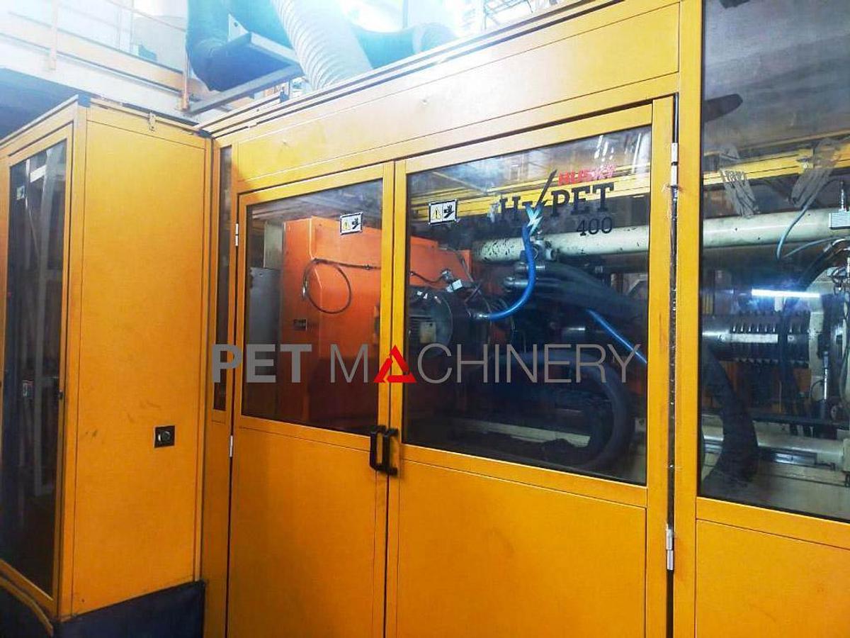 Usado 2007 Husky HyPET 400 P120/130 E140 Sistema de moldeo por inyección de preformas PET