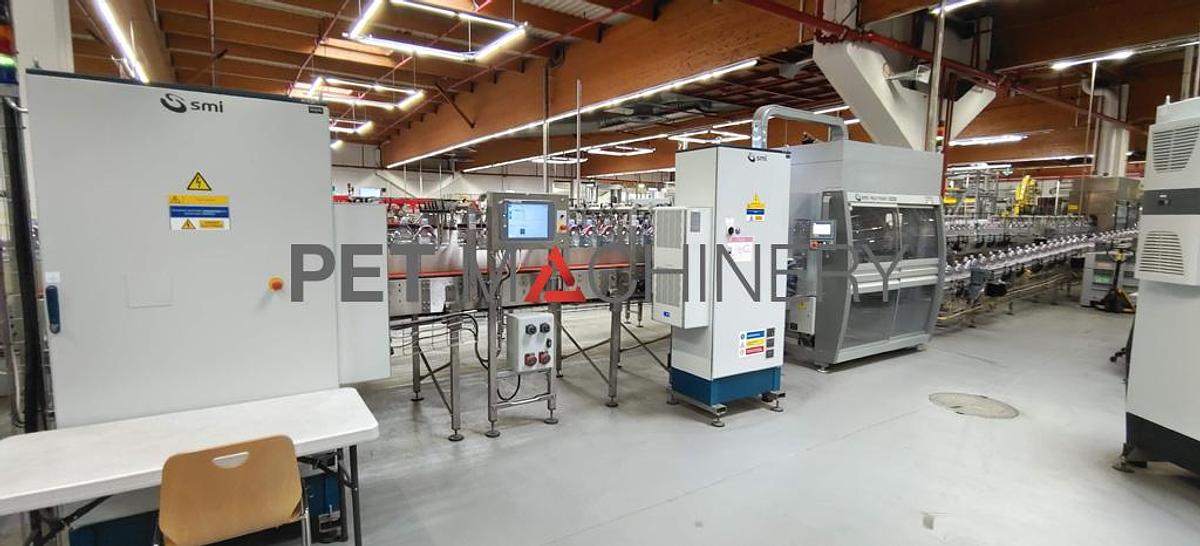 Used 2022 Complete SMI Bottling Line for Still Mineral Water in 6.0L PET bottles