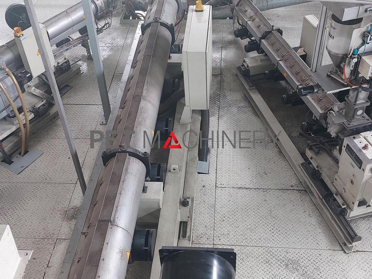 Used 2003 Reifenhauser Cast Film Line MIDEX 3-80/150/80-2500