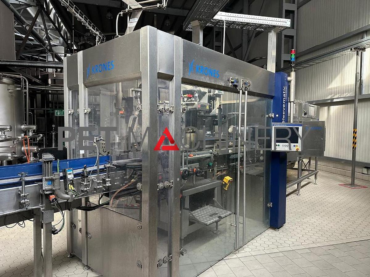 Used 2012 Krones PET Bottling Line for Flat and Carbonated Mineral Water
