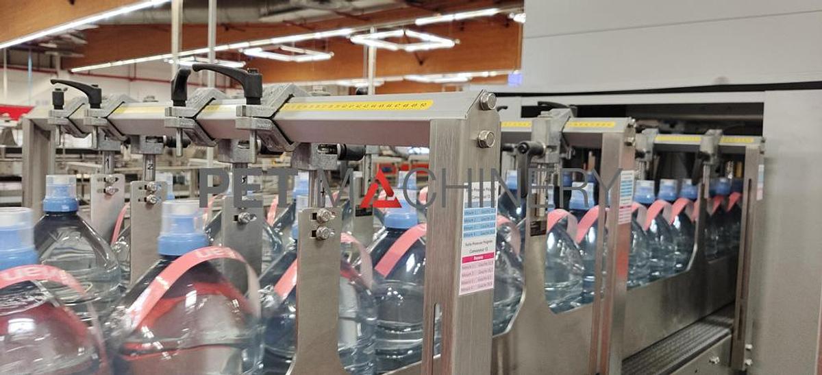 Used 2022 Complete SMI Bottling Line for Still Mineral Water in 6.0L PET bottles