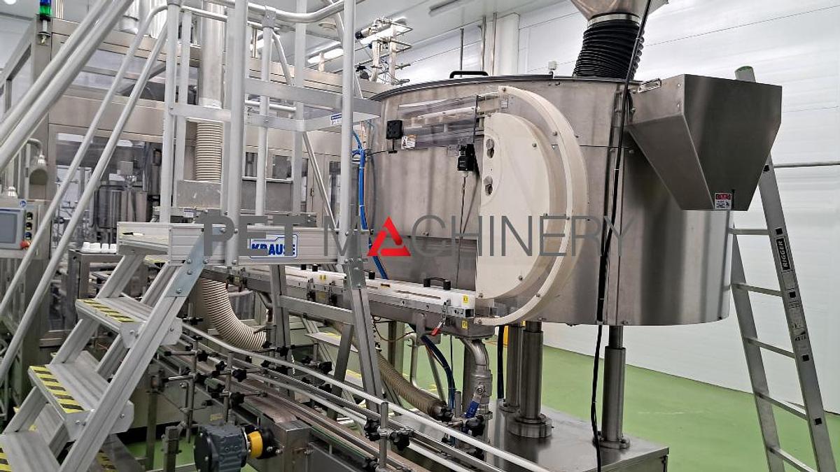 Used 2017 HDPE Bottling line for Liquid Detergents