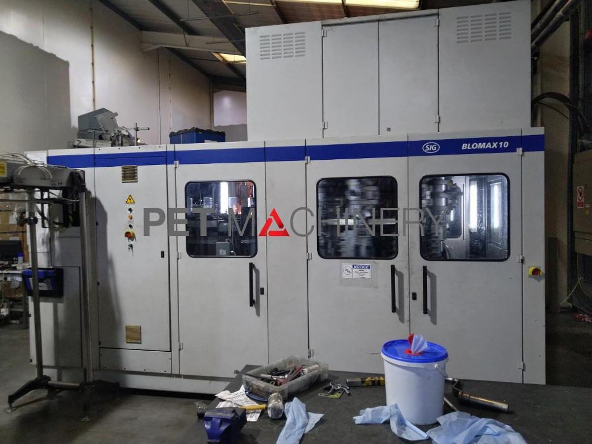 Usado 2002 SIG Blomax 10 serie III Máquina de soplado y estirado de PET