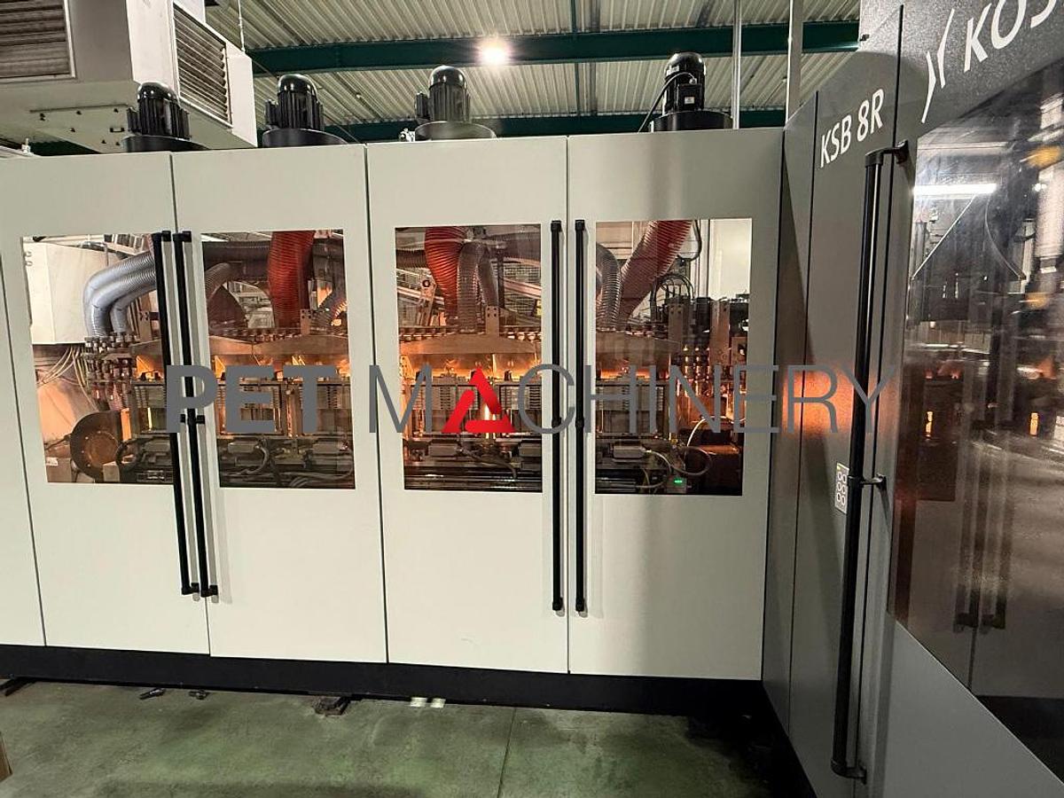 Used 2016 Kosme KSB 8R PET Stretch Blow Moulding machine