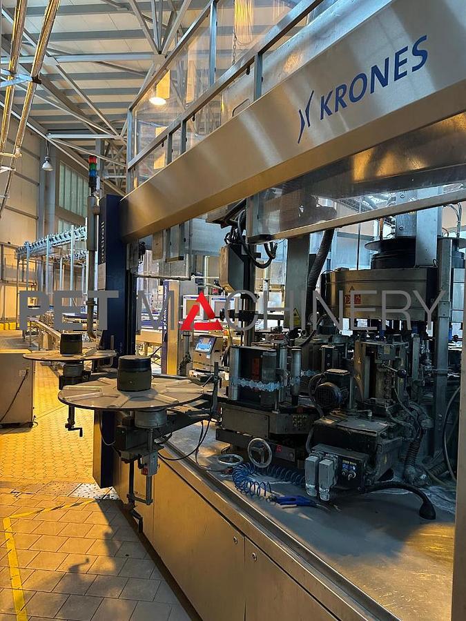 Used 2012 Krones PET Bottling Line for Flat and Carbonated Mineral Water