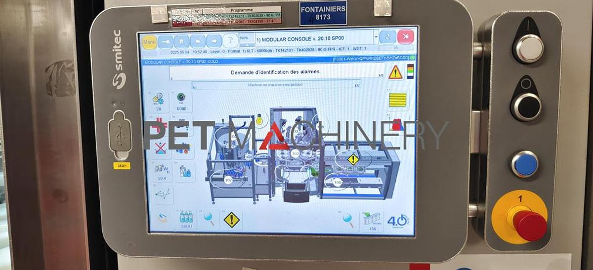 Used 2022 Complete SMI Bottling Line for Still Mineral Water in 6.0L PET bottles