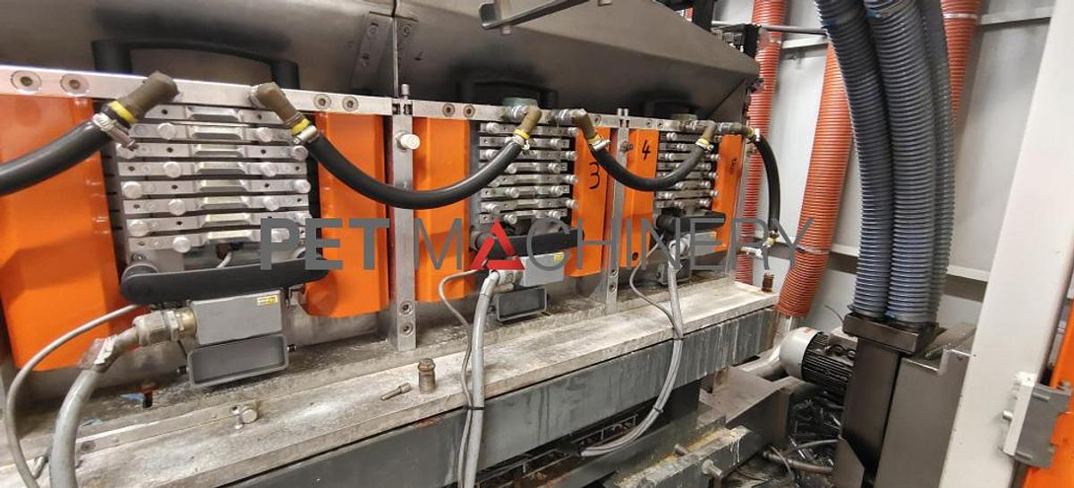 Used 2008 Kosme KSB 6R PET Stretch Blow Moulding machine