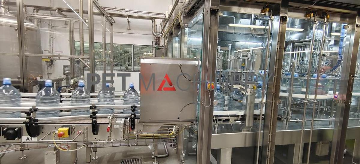 Used 2022 Complete SMI Bottling Line for Still Mineral Water in 6.0L PET bottles