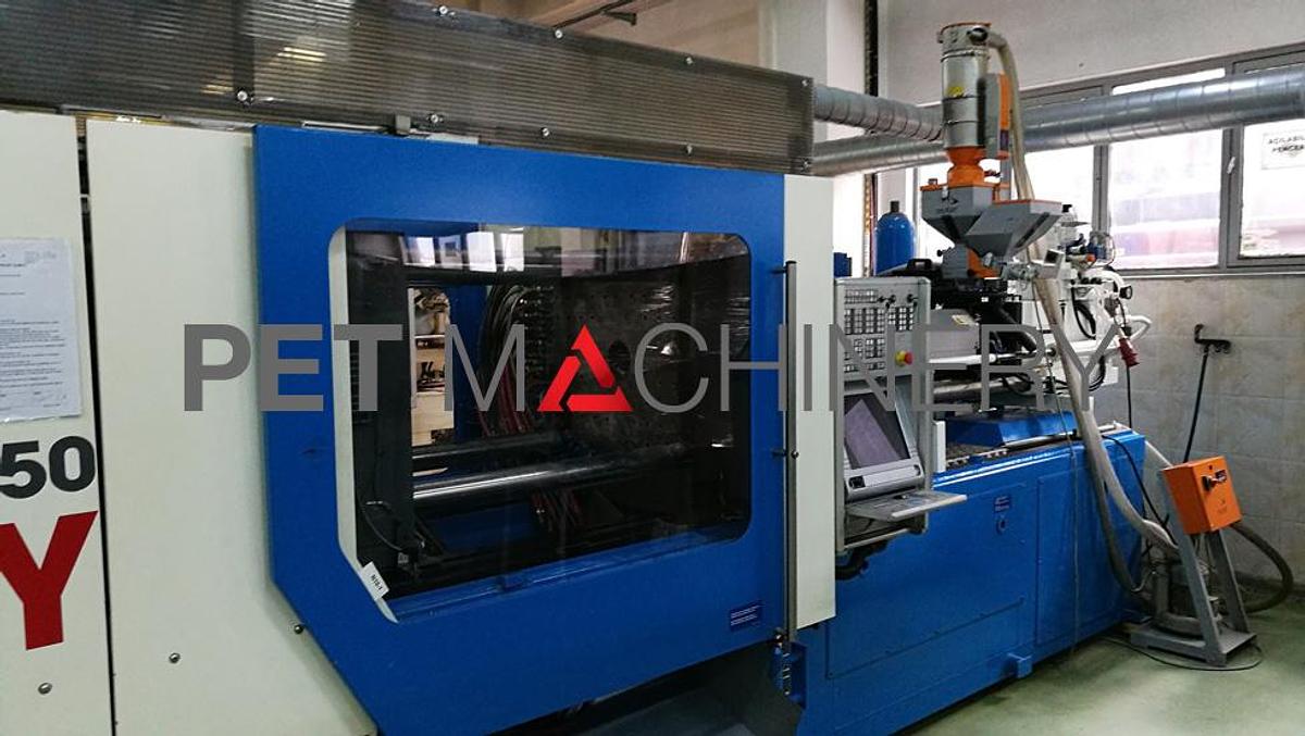 Usado 2005 Netstal Synergy 1750-900 Máquina de moldeo por inyección para cierres