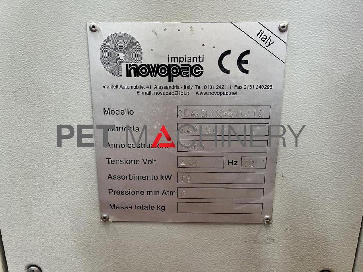 Usado Embolsadora Impianti Novapac CD4.SL110.BM1413 2008