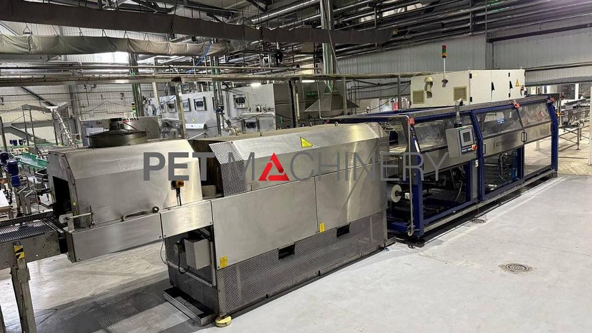 Used 2002 Krones PET Carbonated Beverages Bottling Line