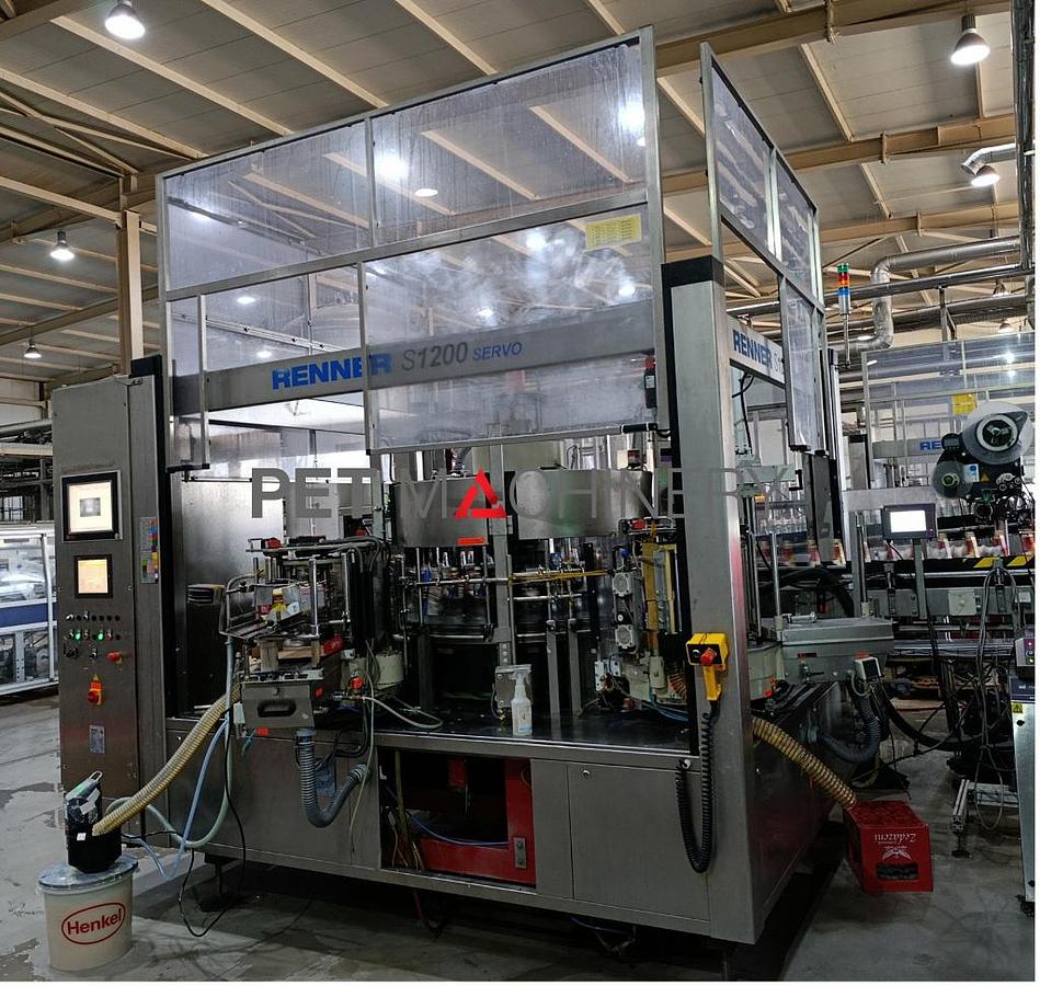 Used 2014 Renner S 1200 Servo Glass Bottle Labeller