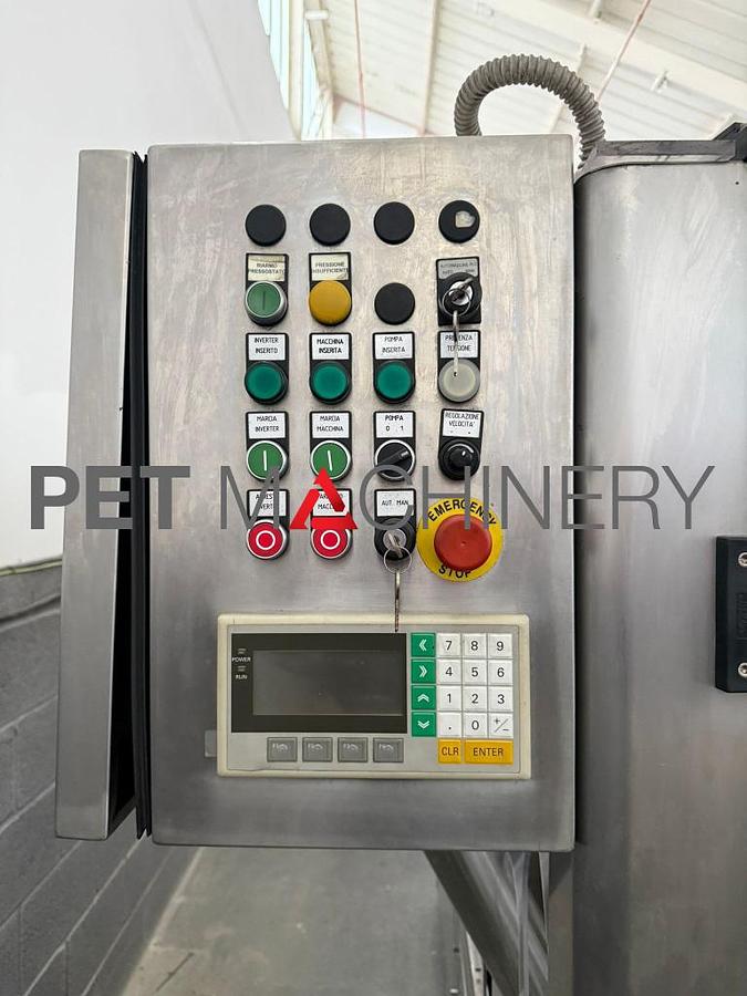 Used 1999 Poggio Rinser / Procomac Filler / Arol Crown capper for Glass Bottles