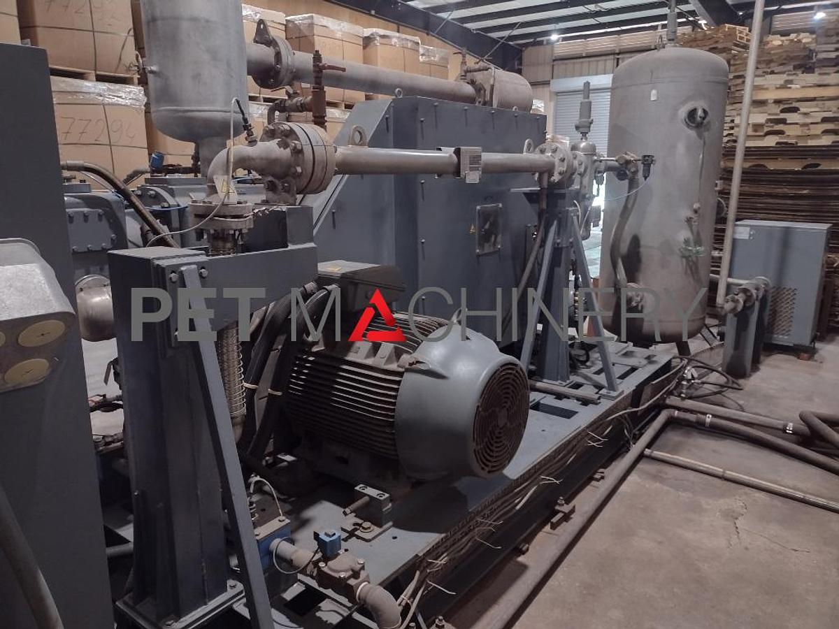 Used 2014 Atlas Copco P90-50 oil-free 40bar Compressor system