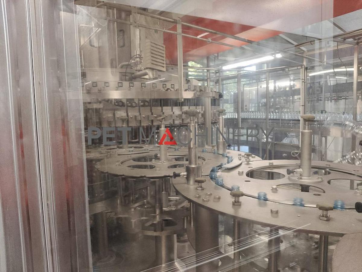 Used 1999 KHS VK-E 40/88/16/S PET Rinser/Filler/Capper for Still & Carbonated Mineral Water