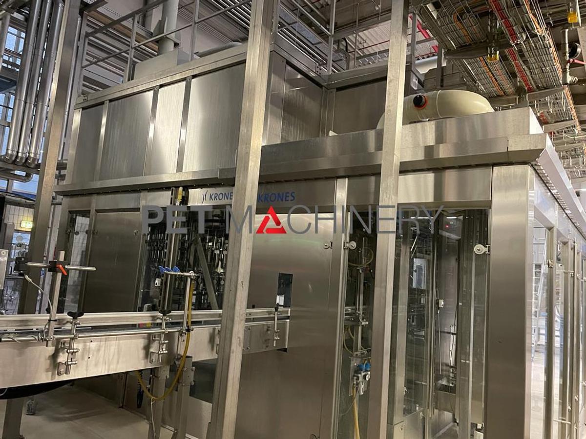 Used 2010 Krones Ultra Clean PET Bottling line for CSD, Cider, Water