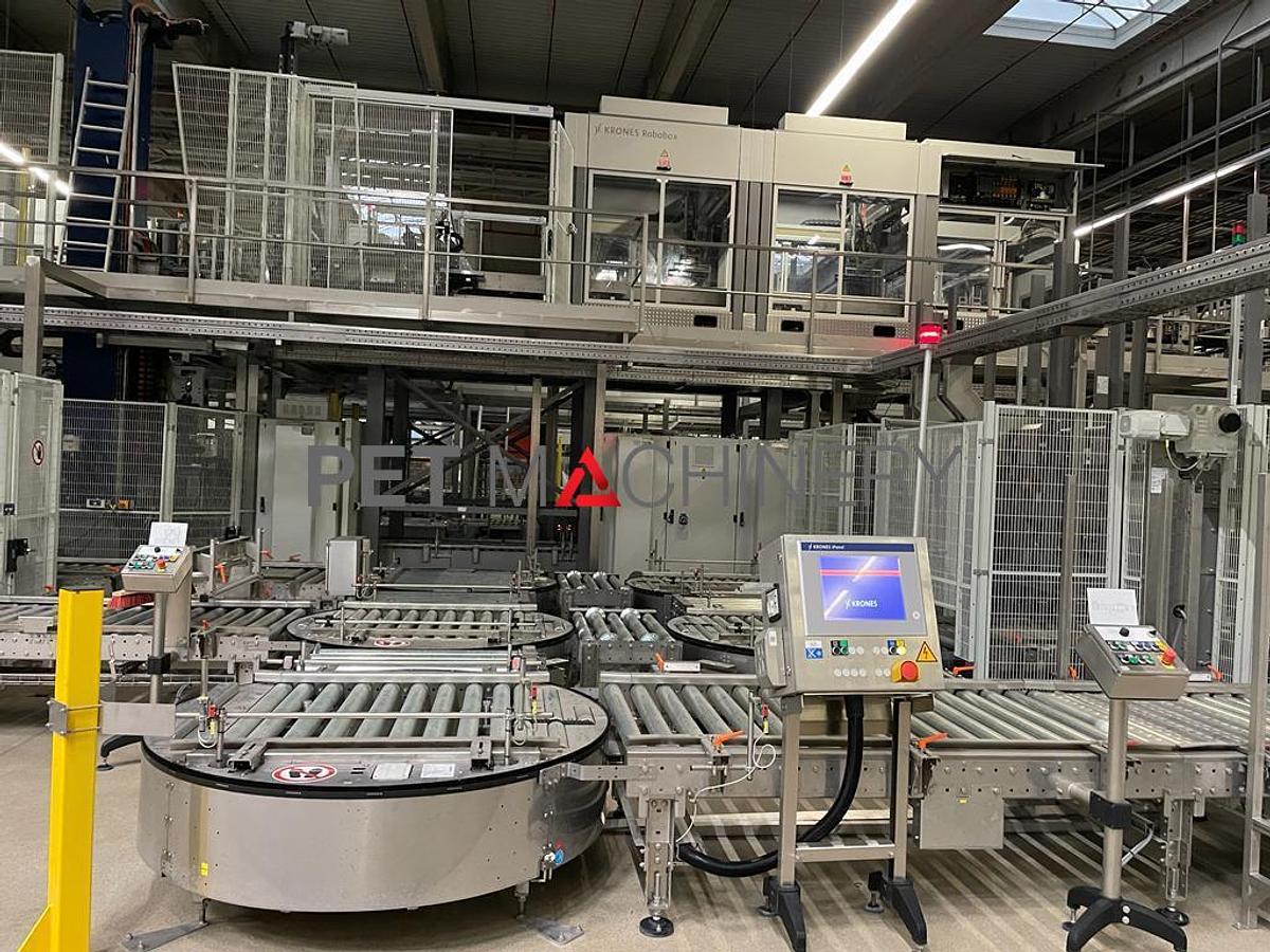 Used 2010 Krones Ultra Clean PET Bottling line for CSD, Cider, Water