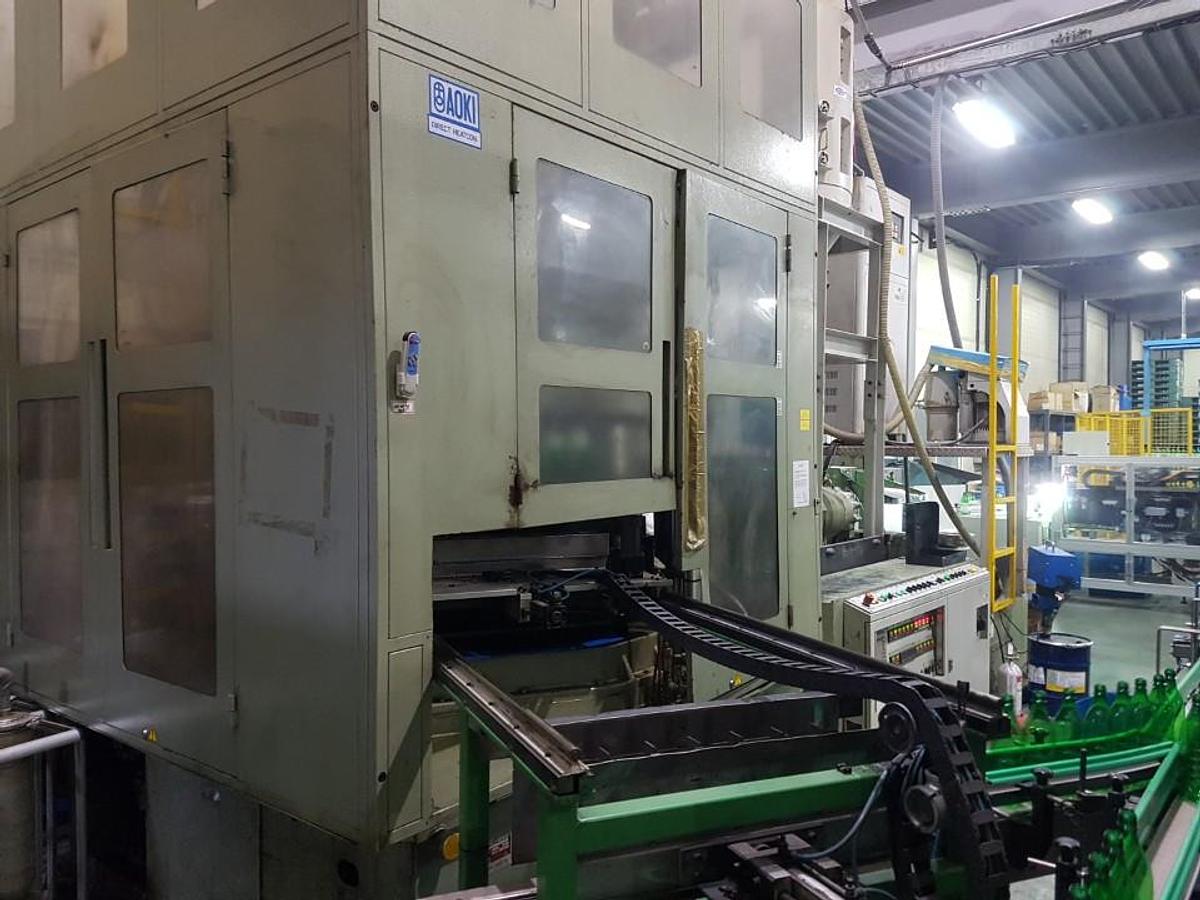Usado 2005 Aoki SBIII 350LL-40 Máquina de moldeo por soplado y estirado por inyección