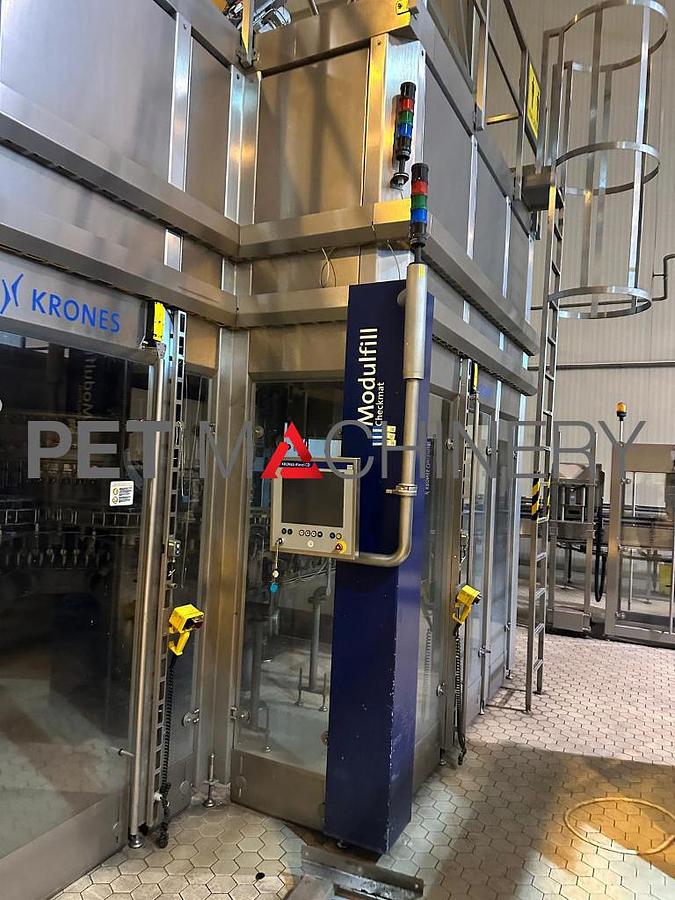 Used 2014 Krones Glass Bottling Line for Still and Carbonated Mineral Water