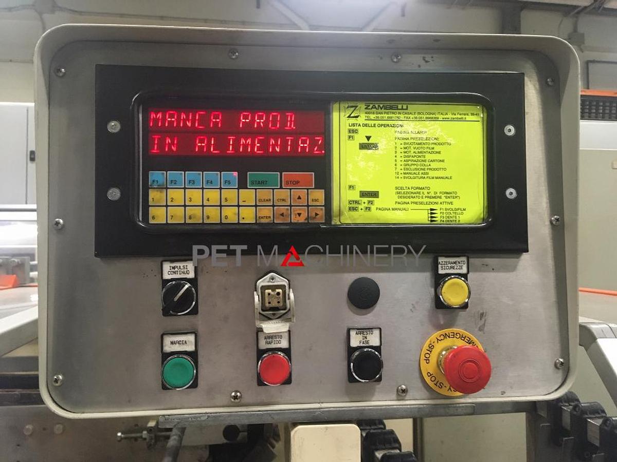 Used 2003 Zambelli LFT 50/V Tray Shrink Packer