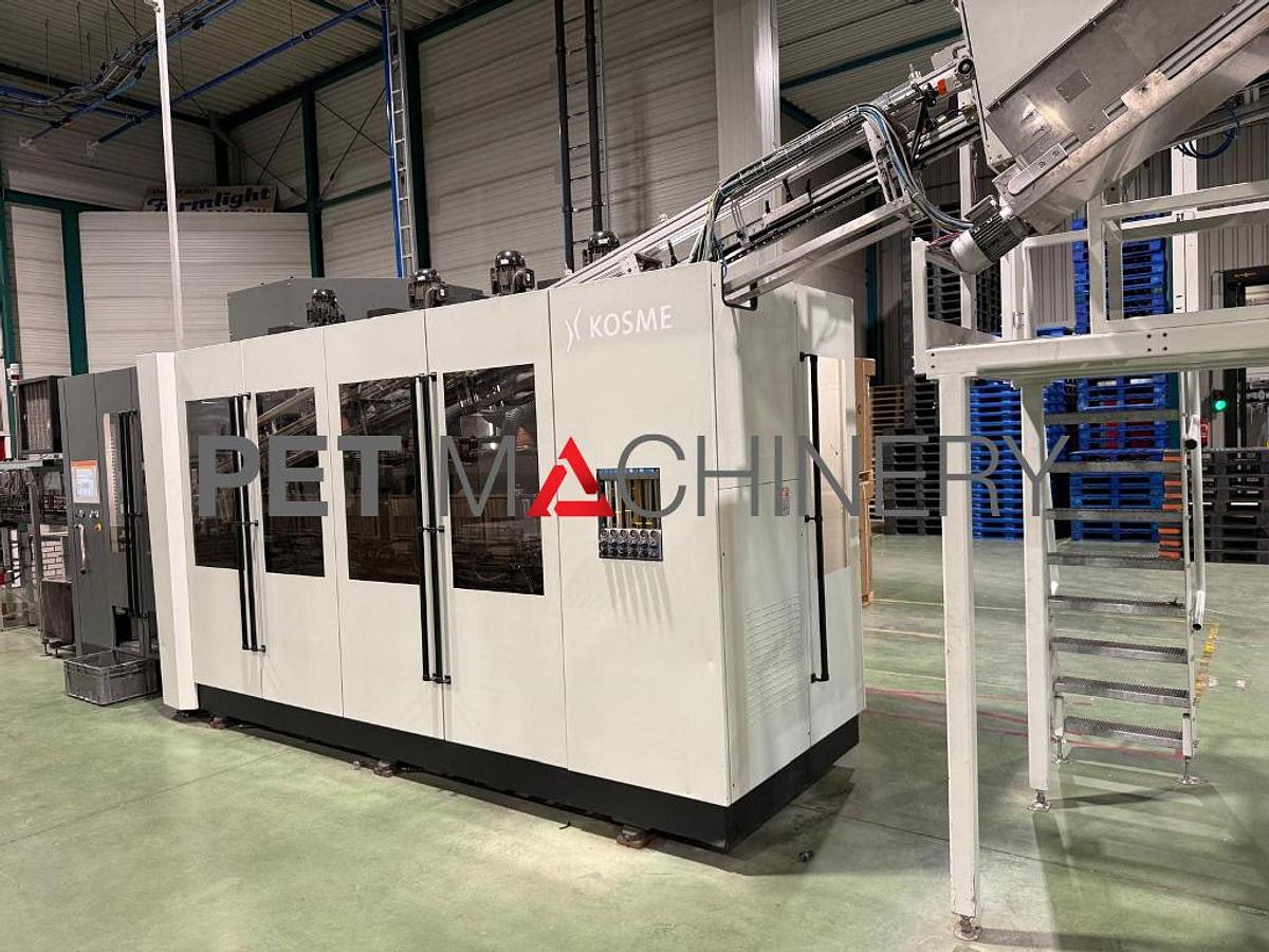 Used 2016 Kosme KSB 8R PET Stretch Blow Moulding machine